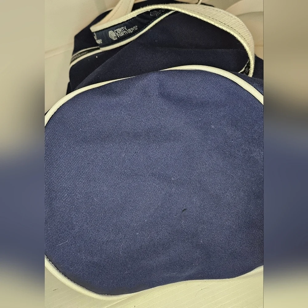 BankerBags Navy Canvas Duffel Bag – Certify Partners Logo – Made in USA